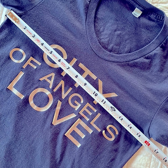 JOHN MAYER 2008 Los Angeles T-Shirt Official Tee Navy Blue “City Love” Silver M - Picture 6 of 7